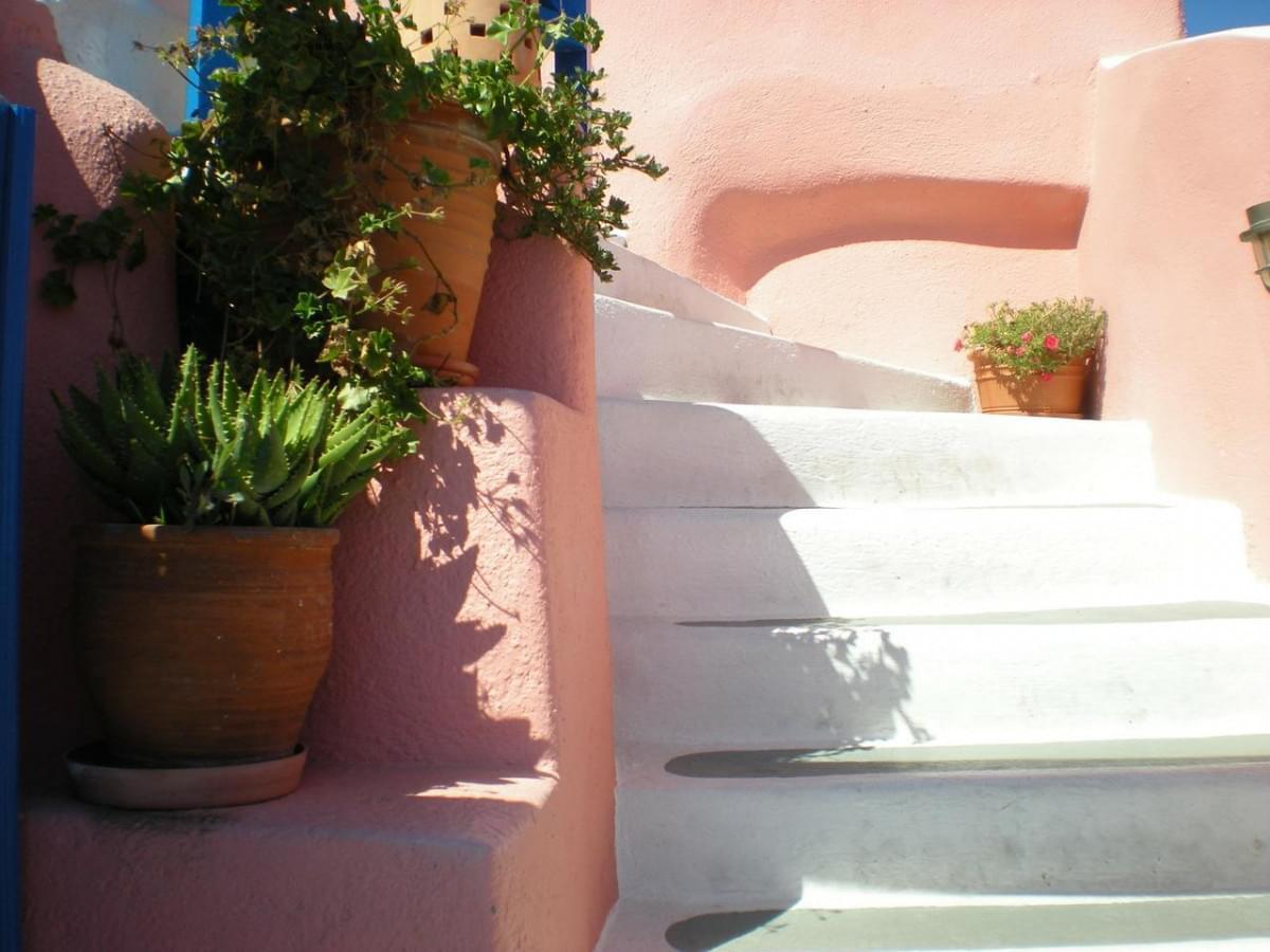santorini montascale fiori